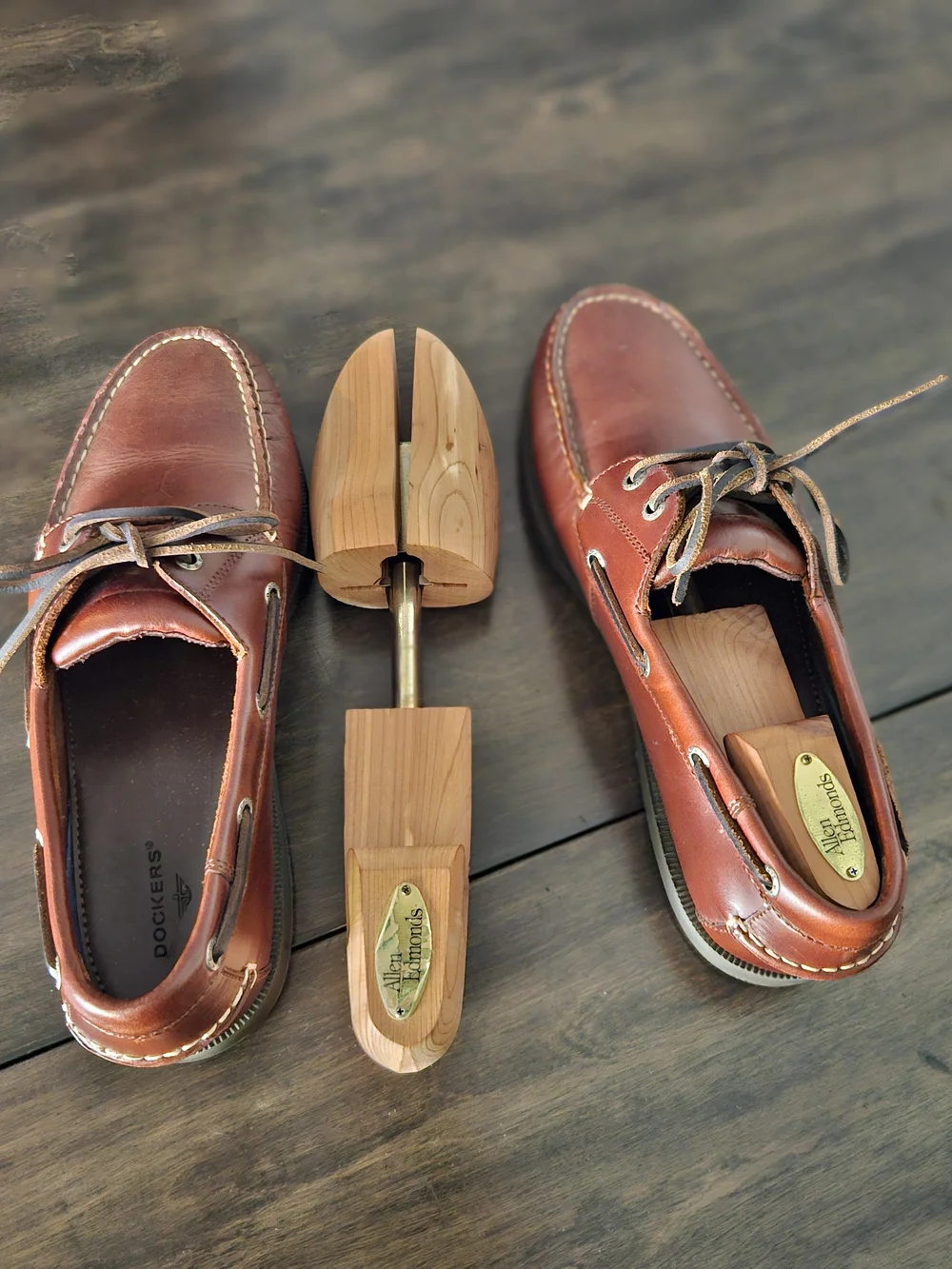 Men's Dockers Leather Boat Shoes - Brown